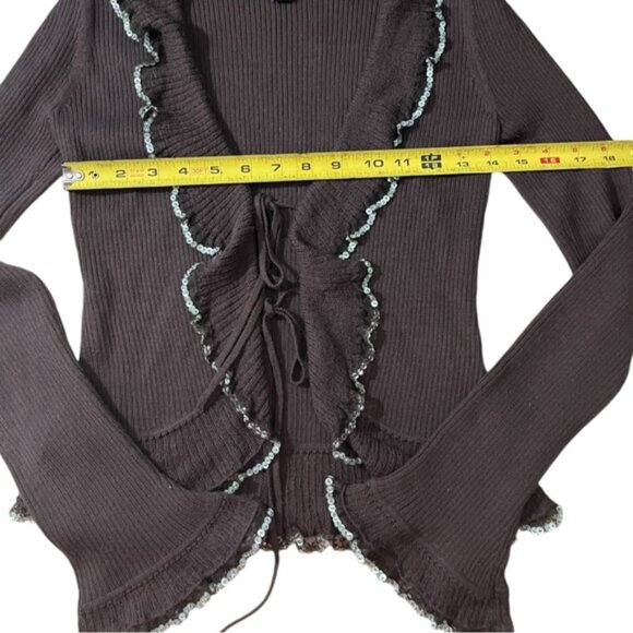 Betsey Johnson Y2K Mini Skirt Cardigan Set - Picture 7 of 10